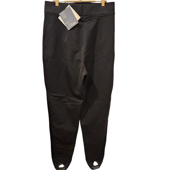 Eddie Bauer EBTEK High-rise black stirrup ski pants size 14 - Picture 1 of 5